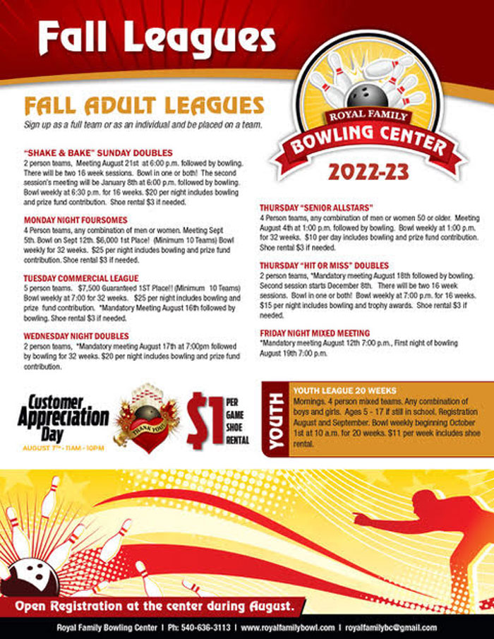 fall leagues